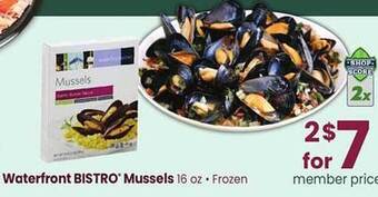 Safeway Waterfront bistro mussels offer