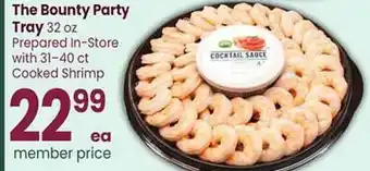 Safeway The bounty party tray offer