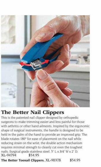 Hammacher Schlemmer The better nail clippers offer