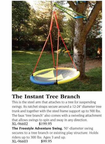 Hammacher Schlemmer The instant tree branch offer