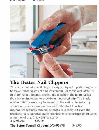 Hammacher Schlemmer The better nail clippers offer