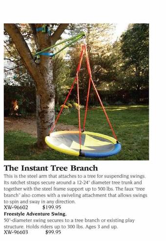 Hammacher Schlemmer The instant tree branch offer