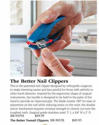 Hammacher Schlemmer The better nail clippers offer