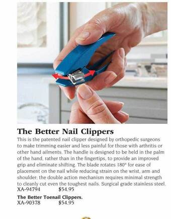 Hammacher Schlemmer The better nail clippers offer