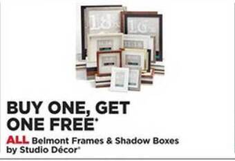 Michaels Belmont frames & shadow boxes by studio décor offer