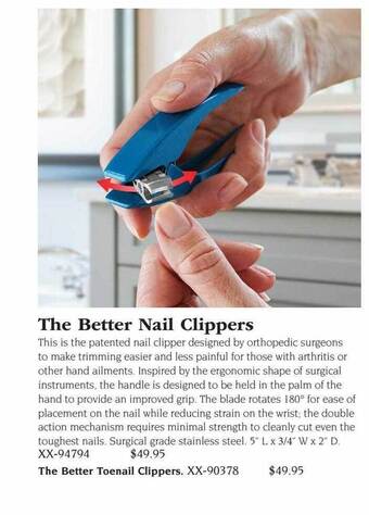Hammacher Schlemmer The better nail clippers offer