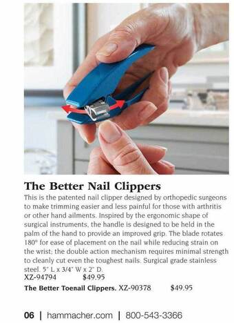 Hammacher Schlemmer The better nail clippers offer