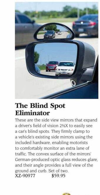 Hammacher Schlemmer The blind spot eliminator offer
