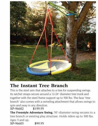 Hammacher Schlemmer The instant tree branch offer