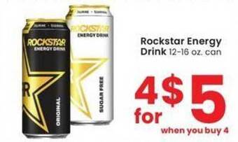 Albertsons Rockstar energy drink offer