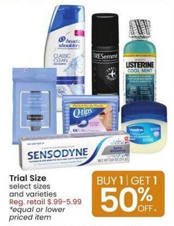 Albertsons Trial size offer