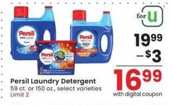 Albertsons Persil laundry detergent offer