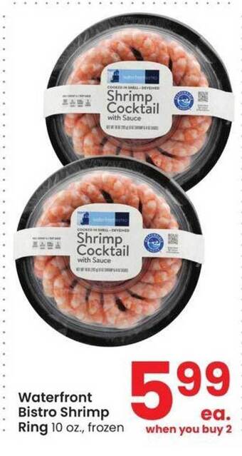 Albertsons Waterfront bistro shrimp ring offer