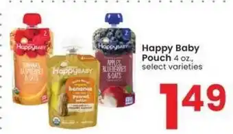 Albertsons Happy baby pouch offer