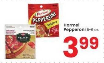 Albertsons Hormel pepperoni offer