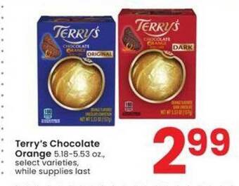 Albertsons Terry's chocolate orange offer