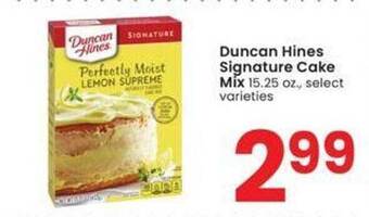Albertsons Duncan hines signature cake mix offer