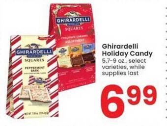 Albertsons Ghirardelli holiday candy offer