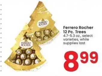 Albertsons Ferrero rocher 12 pc. trees offer