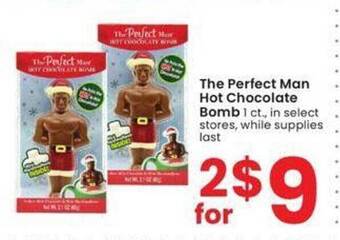Albertsons The perfect man hot chocolate bomb offer