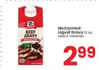 Albertsons Mccormick liquid gravy offer