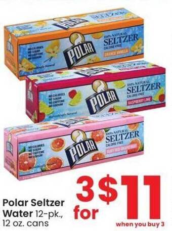 Albertsons Polar seltzer water offer