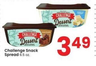 Albertsons Challenge snack spread offer