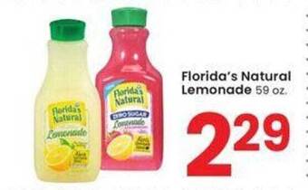 Albertsons Florida's natural lemonade offer