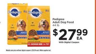 Food 4 Less Pedigree adult dog food offer