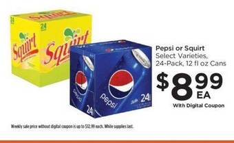 Food 4 Less Pepsi or squirt offer