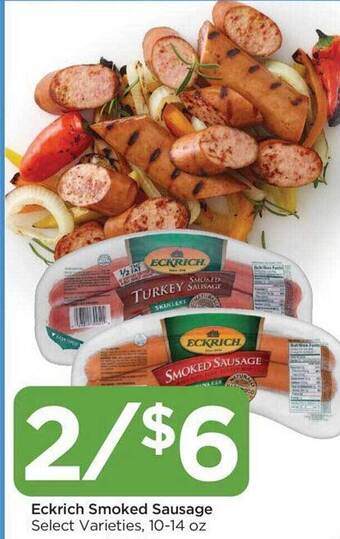 Food 4 Less Eckrich smoked sausage offer