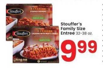 Albertsons Stouffer's family size entree offer