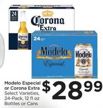Food 4 Less Modelo especial or corona extra offer