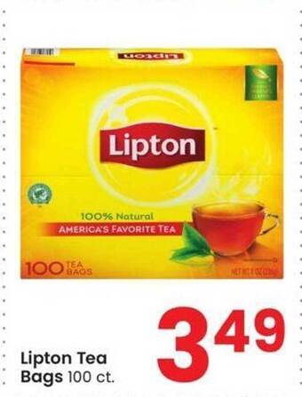 Albertsons Lipton tea bags offer