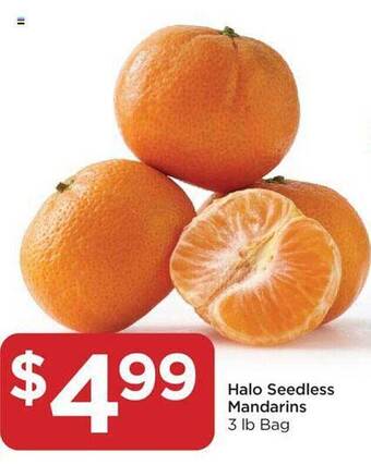 Food 4 Less Halo seedless mandarins offer