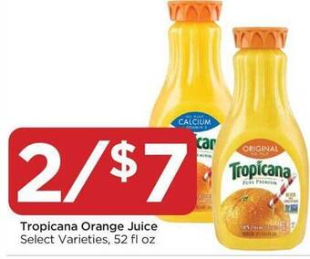 Food 4 Less Tropicana orange juice offer