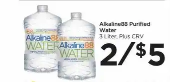 Food 4 Less Alkaline88 purified water offer