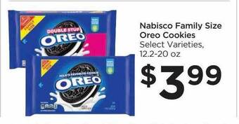 Food 4 Less Nabisco family size oreo cookies offer