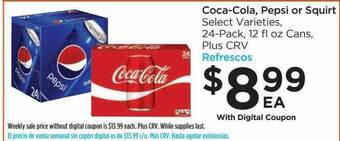 Food 4 Less Coca-cola, pepsi or squirt offer
