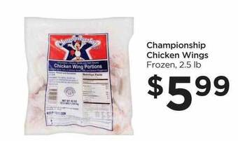 Food 4 Less Championship chicken wings offer