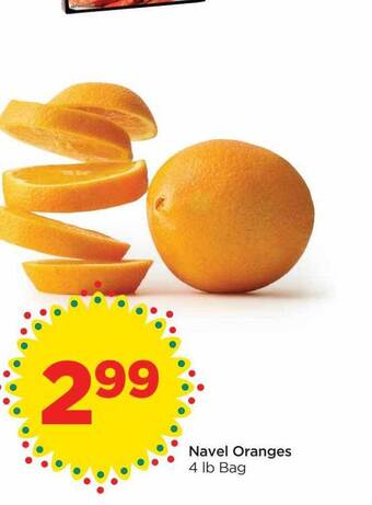 Food 4 Less Navel oranges offer