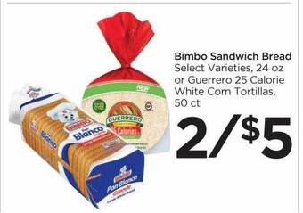 Food 4 Less Bimbo sandwich bread offer