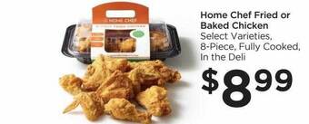 Food 4 Less Home chef fried or baked chicken offer