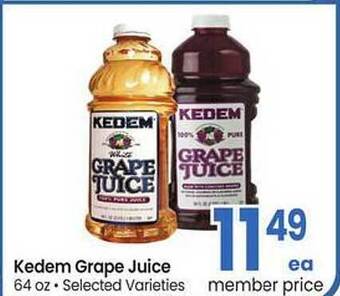 Safeway Kedem grape juice offer