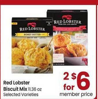 Safeway Red lobster biscuit mix offer