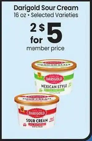 Safeway Darigold sour cream offer