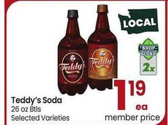 Safeway Teddy's soda offer