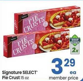 Safeway Signature select pie crust offer