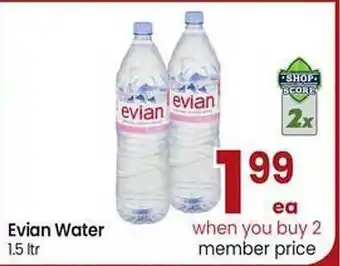 Safeway Evian water offer