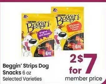 Safeway Beggin' strips dog snacks offer